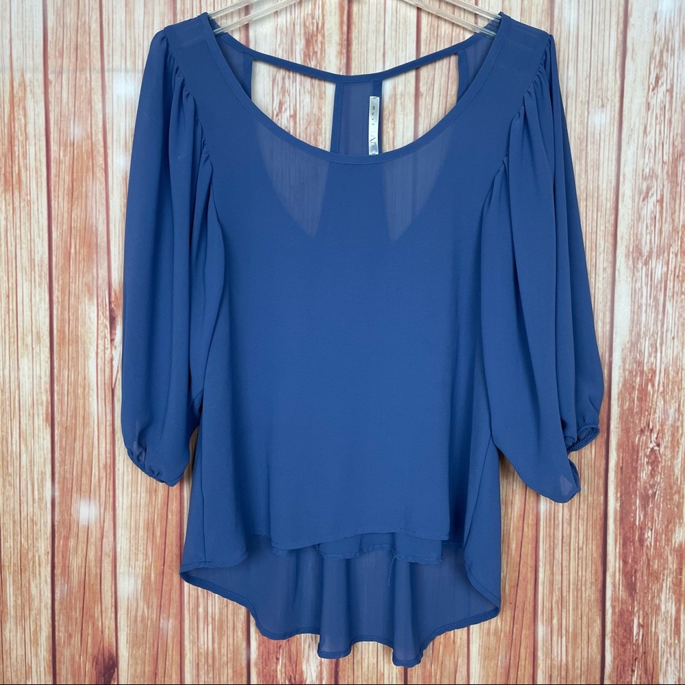 Must Have Layered Open Back Blouse (M)